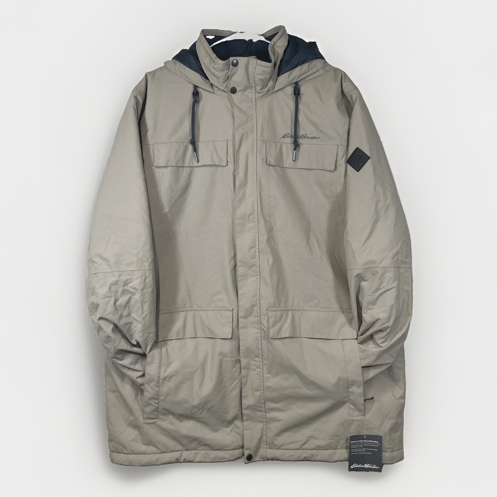 Eddie Bauer Men's TXL WeatherEdge Mountain Town Insulated Parka Waterproof NWT